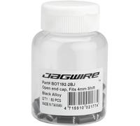 Jagwire Embout de gaine vitesse ouvert aluminium Noir 4 mm 50 Pièces