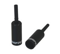 Jagwire Embout de Gaines Vitesses prolongés en Aluminium 50 pièces 4 mm Noir