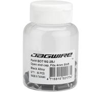 Jagwire Embouts De Câble En Alliage Ouvert 4mm Noir Lot De 50