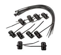 Jagwire Fixation de Câble/Conduite Stick-On en Plastique noir universal