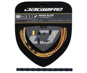 Jagwire Kit Câble Frein Road Elite Link Brake - Câbles. Gaines. Boîtiers. Segments - Ø Extérieur 5.0 Mm - Noir Noir