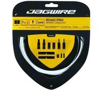 Jagwire Kit Câble Frein Road Pro Brake - Câble Teflon. Boîtier Kevlar - Liaison Slick - Blanc Blanc