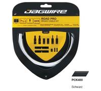 Jagwire Kit Câble Frein Road Pro Brake - Câble Teflon. Boîtier Kevlar - Liaison Slick - Noir Noir