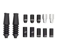 Jagwire Mountain Elite Link Brake End Cap Pack (12pcs) -Black Embouts de câble A
