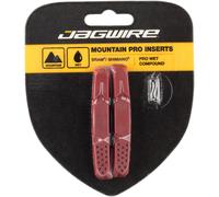 Jagwire Mountain Pro Frein Coussin Rechange Insérer pour Mouillé États Rouge