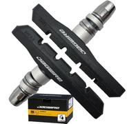 Jagwire Sport Mtb Complete Rim Brake Pads Noir 50 Pairs Black