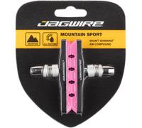 Jagwire Mountain Sport Plaquettes de Frein à Vies Tige Rose