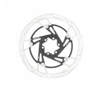 Jagwire Pro Lr2 6b Brake Disc Noir 160 mm Silver