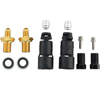Jagwire Pro Quick-Fit Adapter - Avid Code Kit de raccords Noir