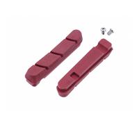 X2 cartouches de patins de freins pro s temps humide rouge