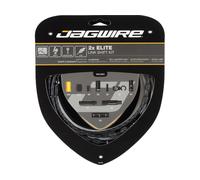 Kit cables et gaines pour derailleurs jagwire 2x elite link shift kit noir