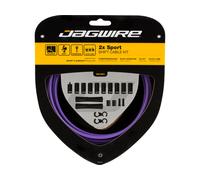Jagwire 2X Sport Shift Kit Gaines et câbles de dérailleur Adulte Unisexe, Mauve, Taille Unique