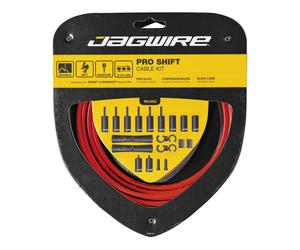 Jagwire Set de Câbles de Vitesses 2X Pro rouge universal
