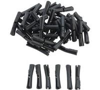 Jagwire Tips Workshop Tube Tops-black 50pcs 5g Armrest Support Noir Black