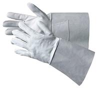 Jah 1102-WT Lot de 10 paires de gants en cuir naturel Taille 9