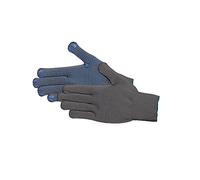 Jah 5078 Lot de 12 paires de gants tricotés en nylon Gris Taille 10