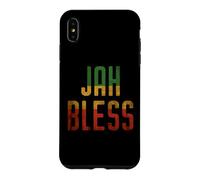 Jah Bless Rasta Color Reggae Music Love Coque pour iPhone XS Max