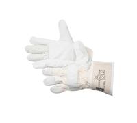 JAH gants en tricot coton/polyamide avec picots PVC - prise antidérapante pour l’entrepôt, le montage et l’expédition
