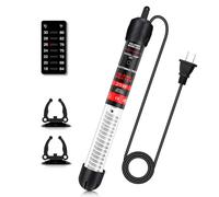 JAHEA Chauffage d'aquarium réglable, submersible et réglable, 25 W, rotatif et contrôle de la température réglable, utilisé pour 25 litres