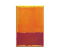 JAHER Mark Rothko Peintures artistiques - (Untitled - 120) affiches de chambre à coucher esthétiques imprimées d'art peinture murale sur toile cadeaux décoration moderne 50 x 75 cm