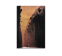 JAHER Poster d'art Surréaliste No.9 par Zdzis'aw Beksinski Art Peinture Décoration murale moderne 40 x 60 cm