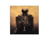 JAHER Surréaliste Work No.10 par Zdzis'aw Beksinski Art Poster Peinture murale Décoration moderne 50 x 50 cm