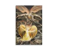 JAHER William Blake Poster d'art mural représentant le grand dragon rouge et la femme portant le soleil 30 x 45 cm
