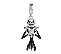 JAHN Breloque Halloween en argent sterling 925 compatible avec les breloques Pandora pour bracelets et colliers, Small, Argent sterling, Zircone cubique