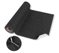 JAHOMFAI - Patchs autocollants en tissu 30 cm x 10 m - Patchs autocollants en lin - Ensemble de réparation pour sièges de voiture - Patchs adhésifs parfaits pour canapés, sièges de voiture, meubles
