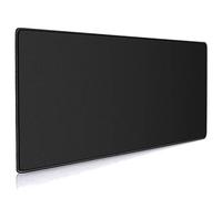 Jahosin Tapis de Souris de Jeu XXL, Tapis de Souris étendu Bords Cousus 3MM Base en Caoutchouc antidérapant 90x40cm Tapis de Bureau pour jeux/bureau/affaires-90x40 blackuk