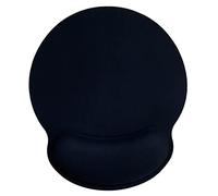 Jahosin Tapis de Souris Ergonomique en Mousse à mémoire de Forme avec Support de Poignet, Base en Caoutchouc antidérapant pour Ordinateur et Bureau 25x23cm Wristblack1
