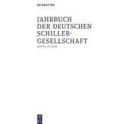 Jahrbuch Der Deutschen Schillergesellschaft, Band 62, Jahrbuch Der Deutschen Schillergesellschaft (2018)