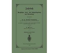 Jahrbuch Der Preußischen Forst- Und Jagdgesetzgebung Und Verwaltung
