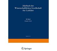 Jahrbuch Der Wissenschaftlichen Gesellschaft Für Luftfahrt