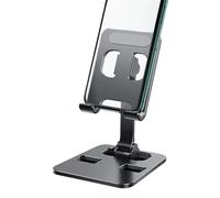 Jahuanoo Porte-Téléphone pour Bureau,Support Réglable en d'Aluminium | Pied pour Téléphone Portable - pour Maison Voyage Appartement Dortoir De L'Université Salon Chambre Salle D'Étude