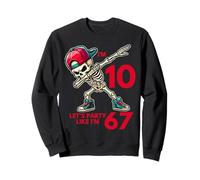 J'Ai 10 Ans, 10e Anniversaire, 67 Ans, Fête comme si J'avais 6 Ans, 7 garçons et Enfants Sweatshirt
