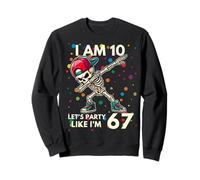 J'Ai 10 Ans, 10e Anniversaire, 67 Ans, Fête comme si J'avais 6 Ans, 7 garçons et Enfants Sweatshirt