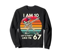 J'Ai 10 Ans, 10e Anniversaire, 67 Ans, Fête comme si J'avais 6 Ans, 7 garçons et Enfants Sweatshirt