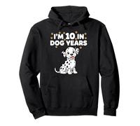 J'Ai 10 Ans dans Le 70e Anniversaire de Dalmatian Funny Sweat à Capuche
