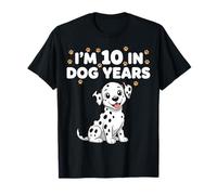 J'Ai 10 Ans dans Le 70e Anniversaire de Dalmatian Funny T-Shirt