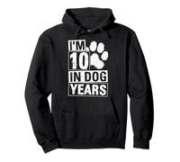 J'Ai 10 Ans DE Chiens 70e Anniversaire Humour Sweat à Capuche