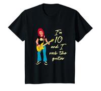 J'ai 10 ans - Fille Guitariste T-Shirt