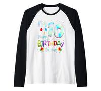 J'ai 10 ans, joyeux anniversaire à moi : garçon et fille de 10 ans, 10e anniversaire Manche Raglan