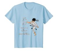 J'Ai 10 Ans - Karaté garçons T-Shirt, Enfant, Bleu Céleste, 4 Ans