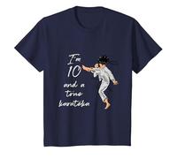 J'Ai 10 Ans - Karaté garçons T-Shirt, Enfant, Bleu Marine, 2 Ans