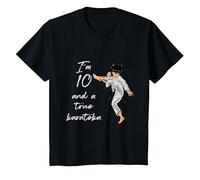 J'Ai 10 Ans - Karaté garçons T-Shirt, Enfant, Noir, 2 Ans