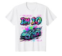 J'ai 10 ans, une voiture de course Graffiti, 10e anniversaire T-Shirt