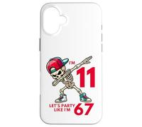 J'Ai 11 Ans, 11e Anniversaire, 67 Ans, Fête comme si J'avais 6 Ans, 7 garçons et Enfants Coque pour iPhone 16 Plus