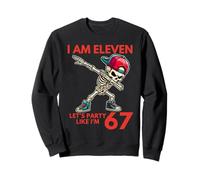 J'Ai 11 Ans, 11e Anniversaire, 67 Ans, Fête comme si J'avais 6 Ans, 7 garçons et Enfants Sweatshirt