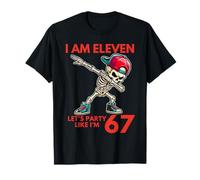 J'Ai 11 Ans, 11e Anniversaire, 67 Ans, Fête comme si J'avais 6 Ans, 7 garçons et Enfants T-Shirt